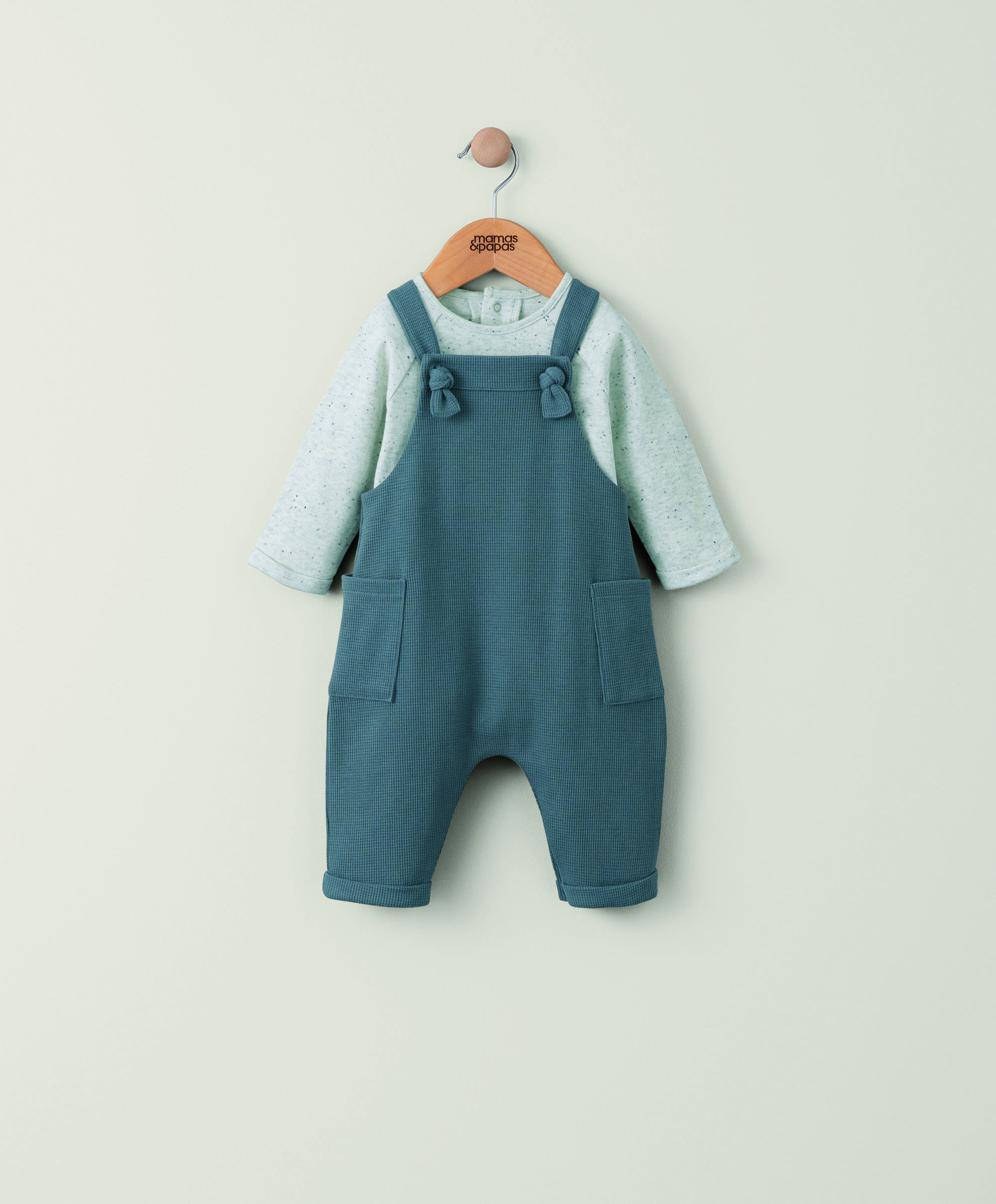 Speck BodySuit & Waffle Dungaree - 2 Piece Set image number 1