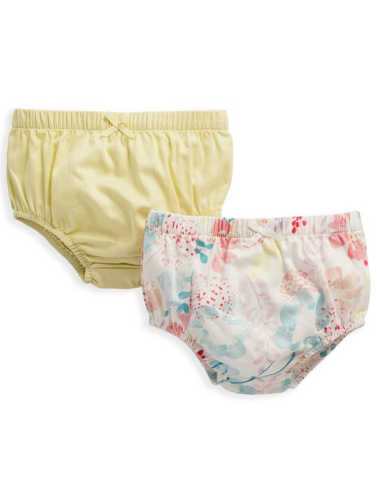2 Pack Floral Print Knickers image number 1