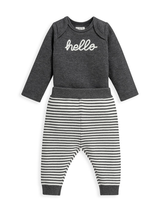 2 Piece Hello Knit Set image number 1