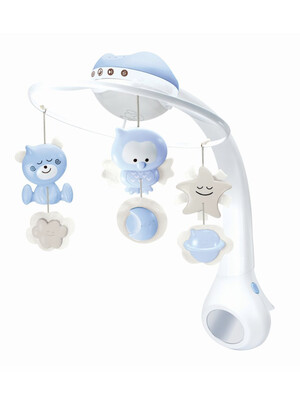 Infantino 3 In 1 Projector Musical Mobile - Blue