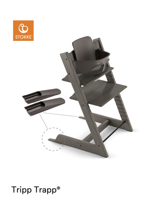 Stokke Tripp Trapp Chair with Baby Set - Hazy Grey image number 4
