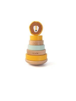 Trixie Wooden stacking toy Mr. Lion - Yellow