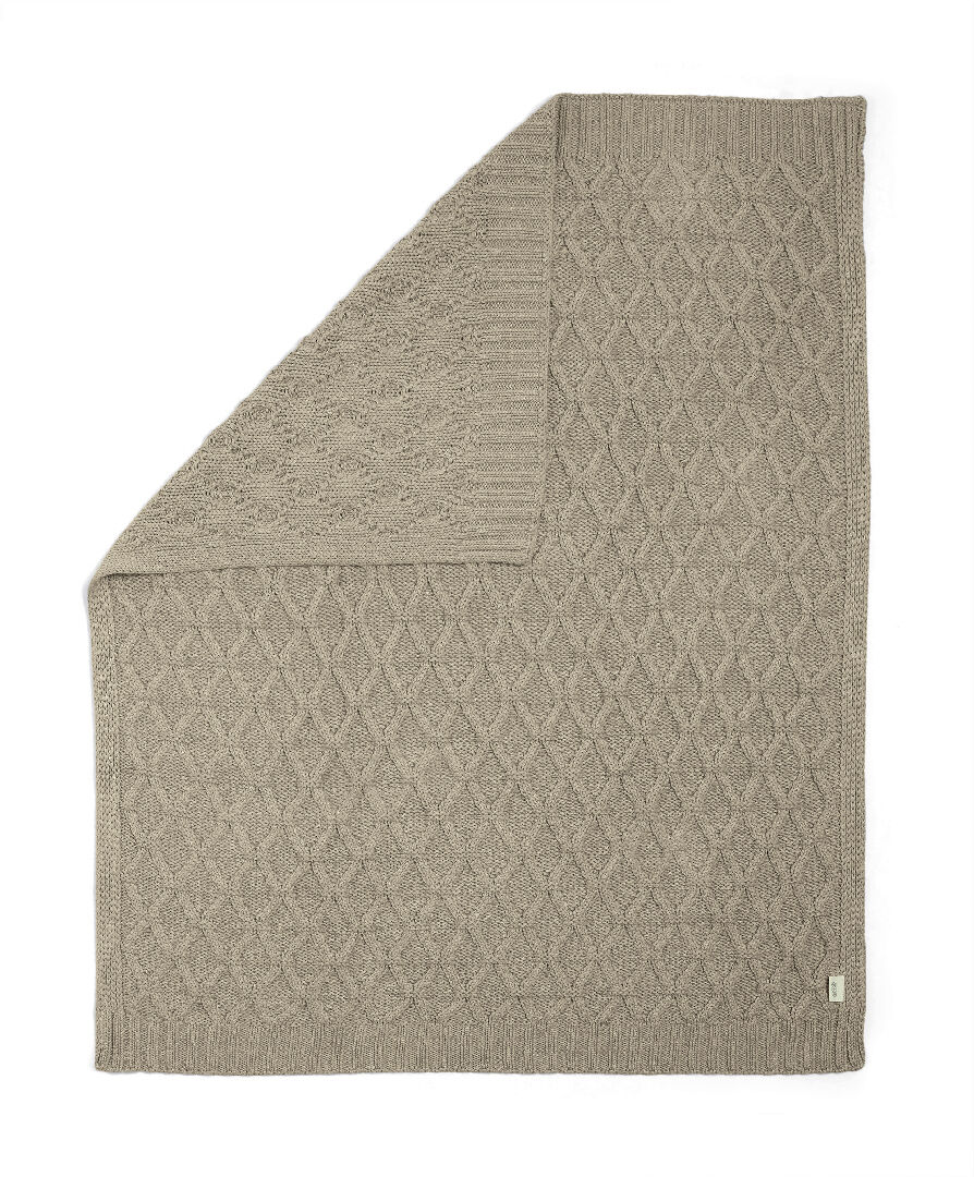 Welcome to the World Seedling Knitted Blanket - Diamond image number 3