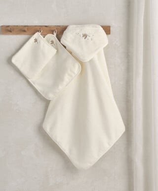 3 Piece Towelling Set - Welcome to the World Duckling
