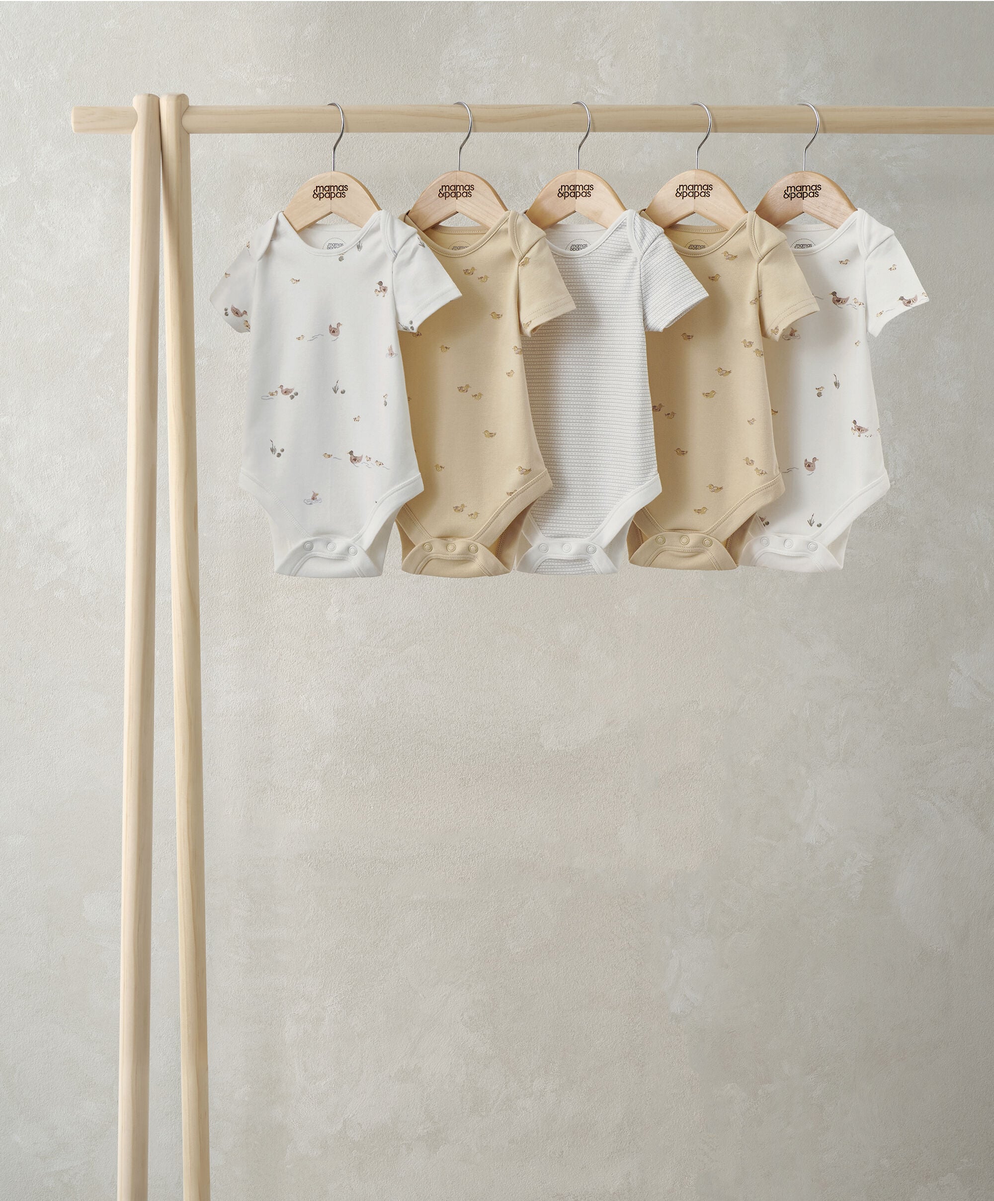 Duckling Short-Sleeved Bodysuits (Pack of 5)