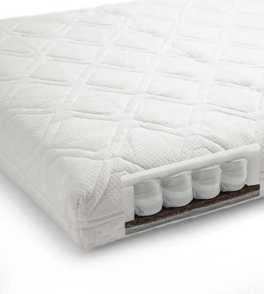 Pocket Sprung Dual Sided Cotbed Mattress image number 1