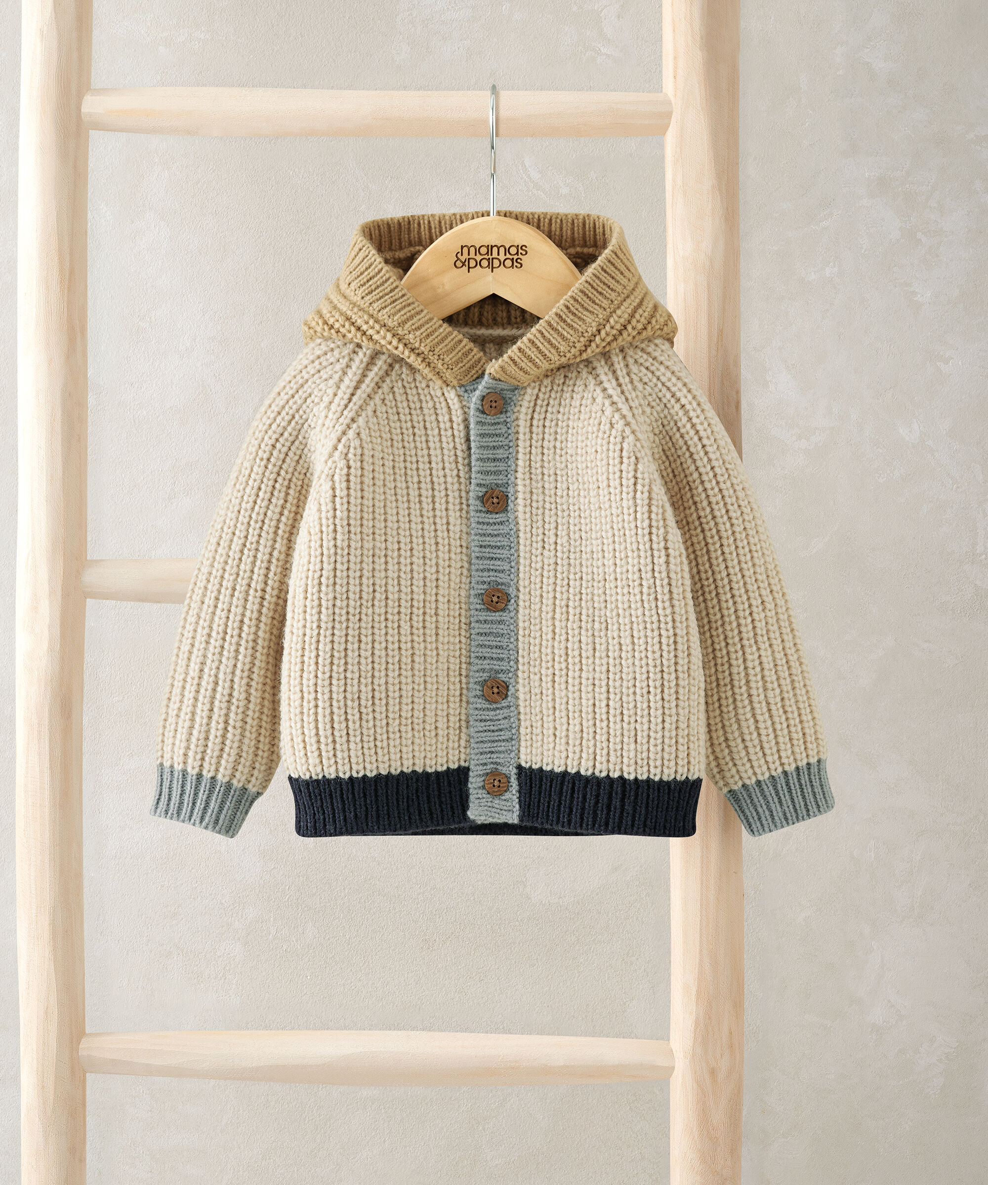 Colour Block Cardigan image number 1