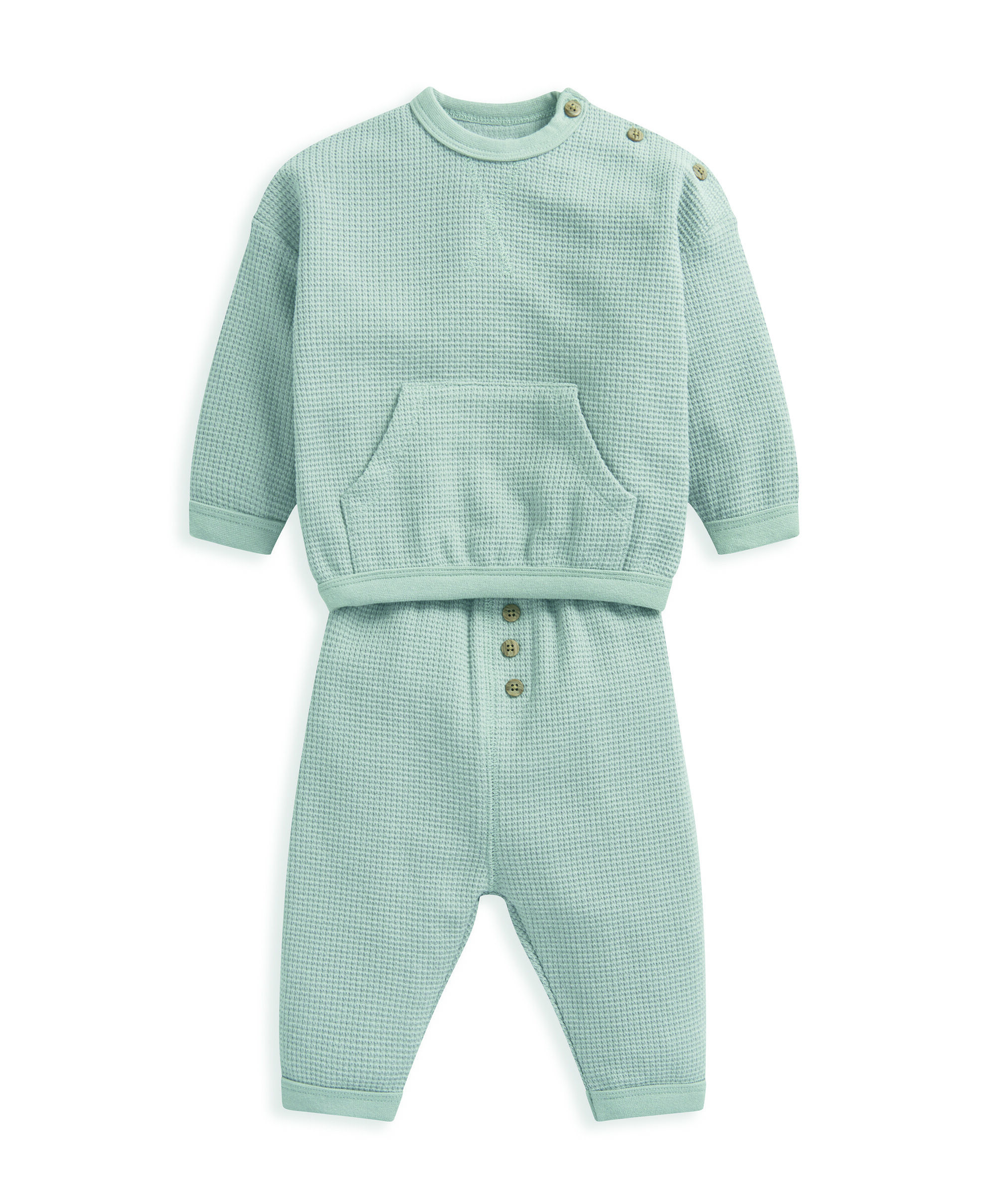 Waffle Jumper & Legging Set - 2 Piece Set image number 2