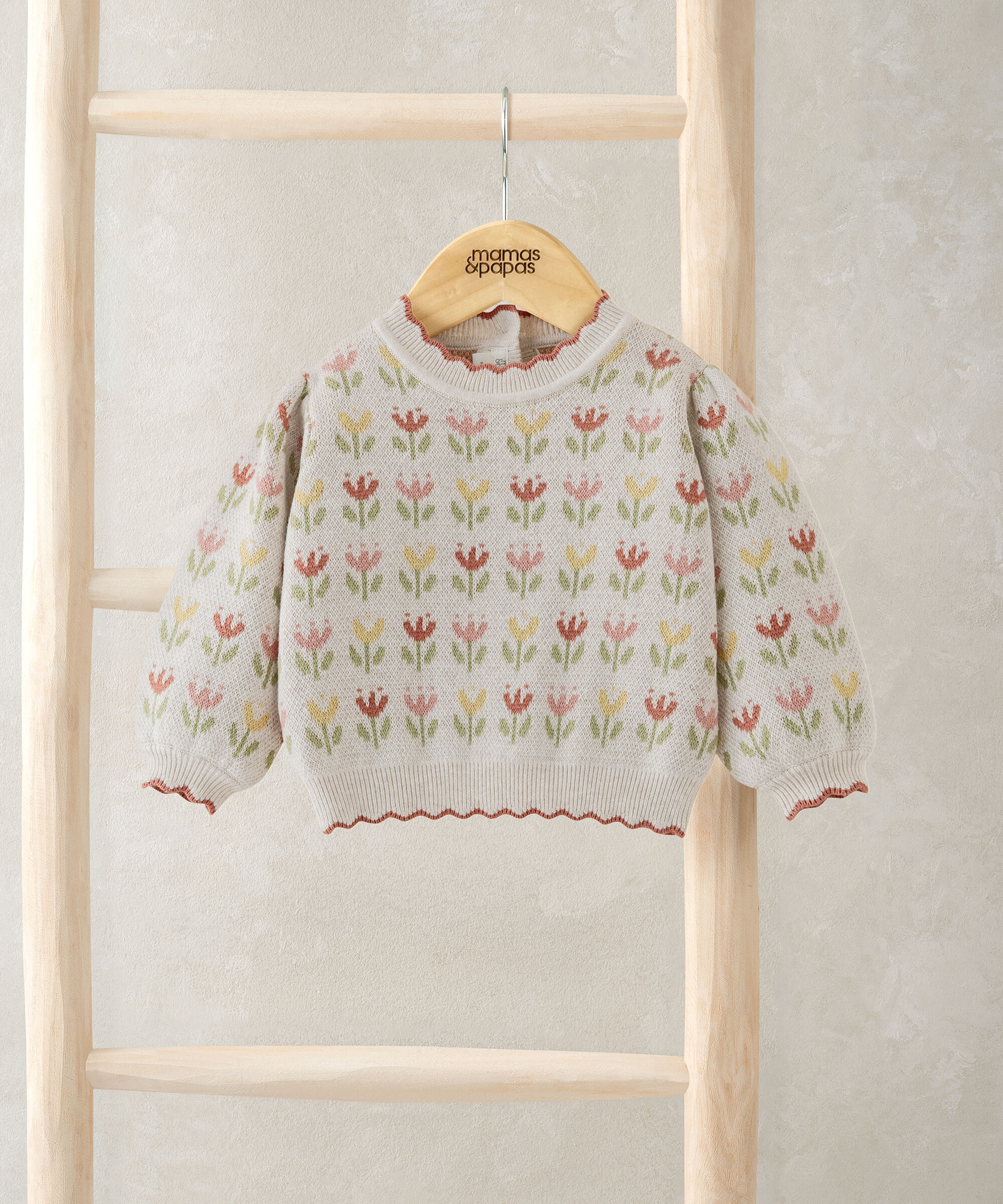 Floral Knitted Jumper