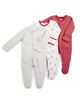 Christmas Robin Sleepsuits - 3 Pack image number 1
