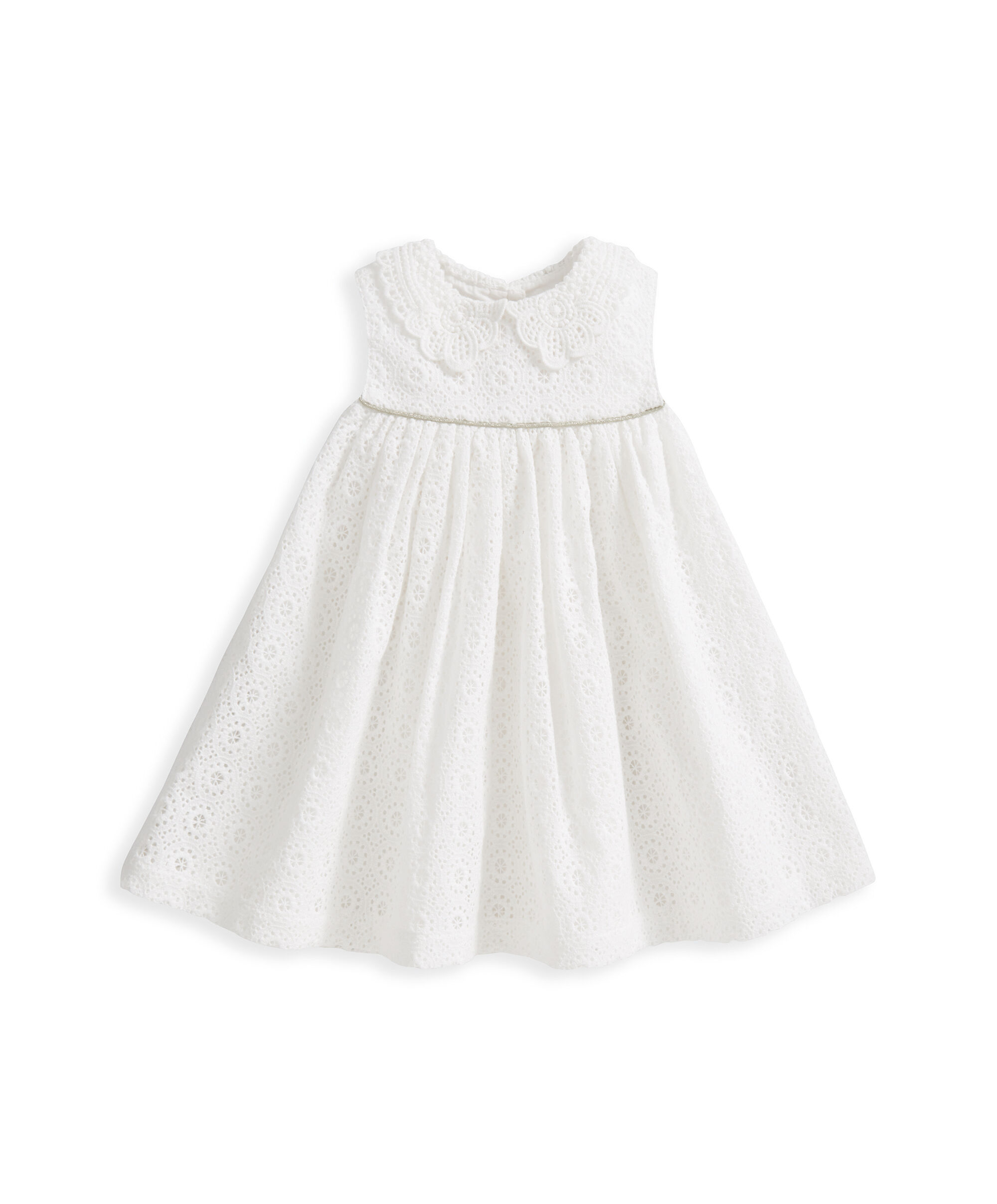 Broderie Lace Collar Dress image number 2