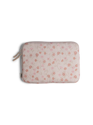 Citron Protective Ipad Sleeve with Zipper Flower
