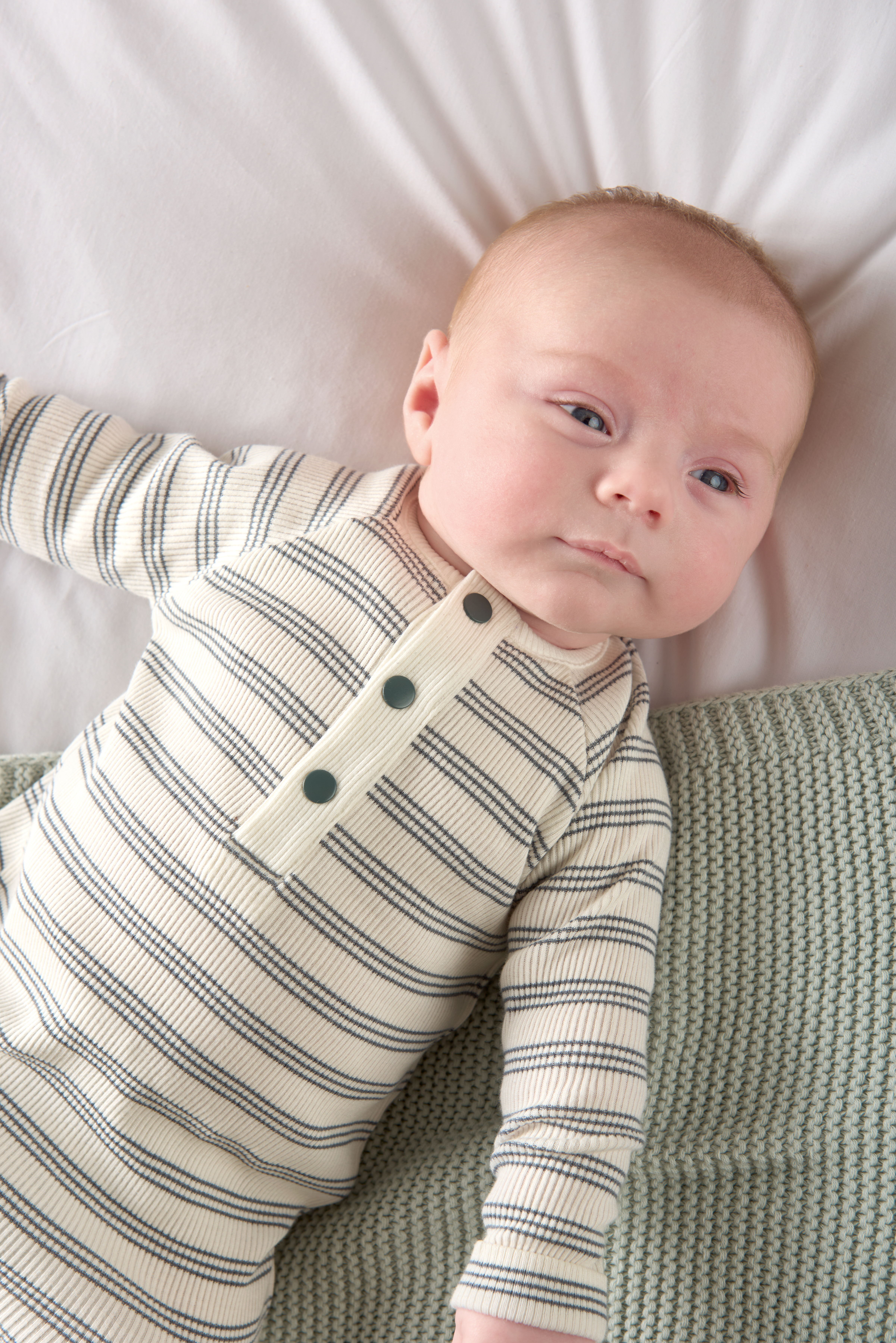 Ribbed Stripe All-In-One image number 4