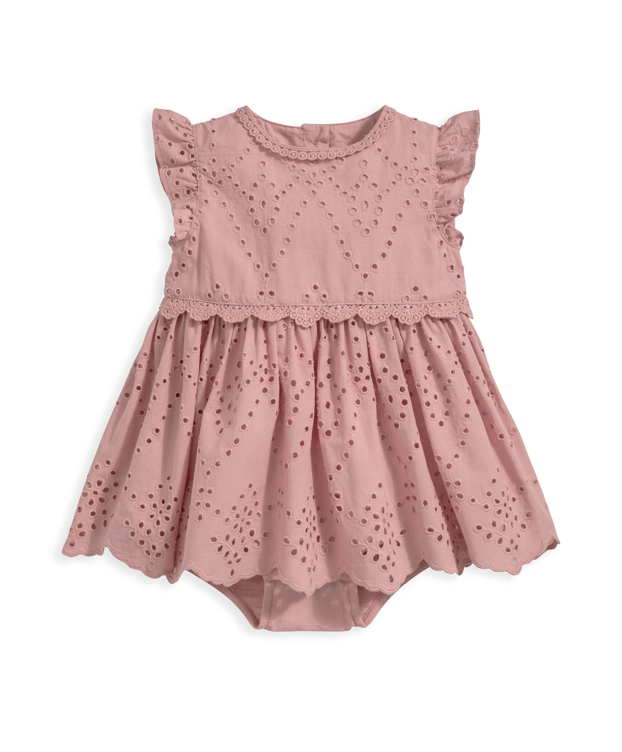 Eid Broderie Romper - Pink image number 2