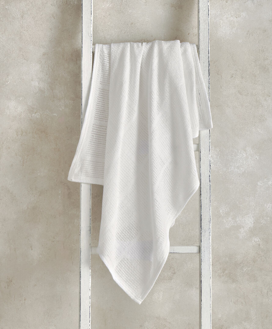 Cellular Blanket 70x100cm - White image number 2