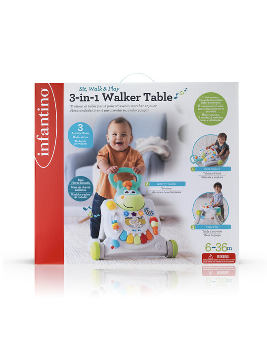 Infantino Sit, Walk & Play 3-In-1 Walker Table image number 5