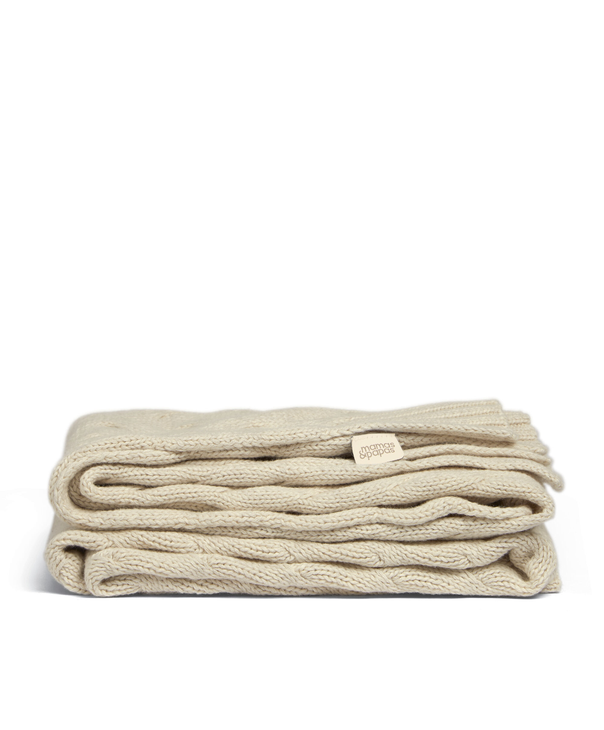 Cable Knitted Blanket - Welcome to the World Duckling image number 3