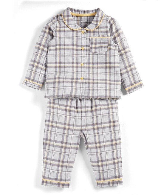 Checked Pyjamas - Grey image number 1
