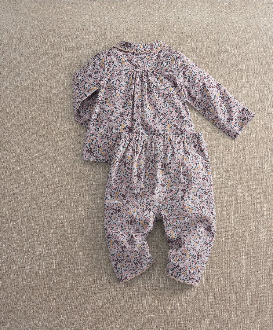 Vintage Floral Woven Pyjamas image number 3