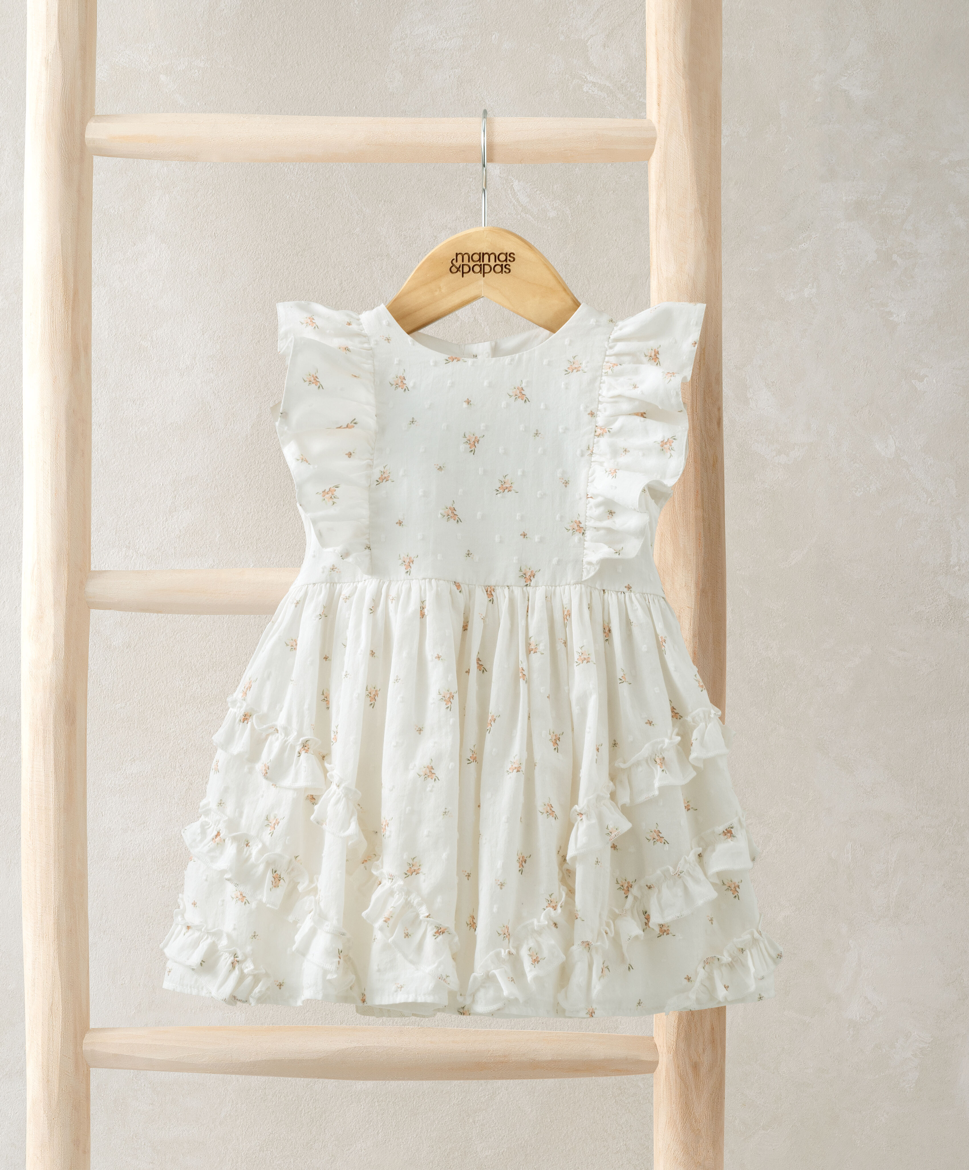 Posy Print Ruffle Hem Dress image number 1