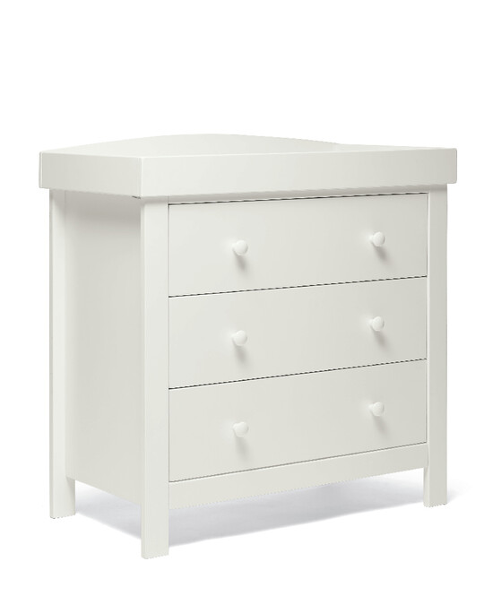 Dover 3 Drawer Dresser & Changer Unit - White image number 3