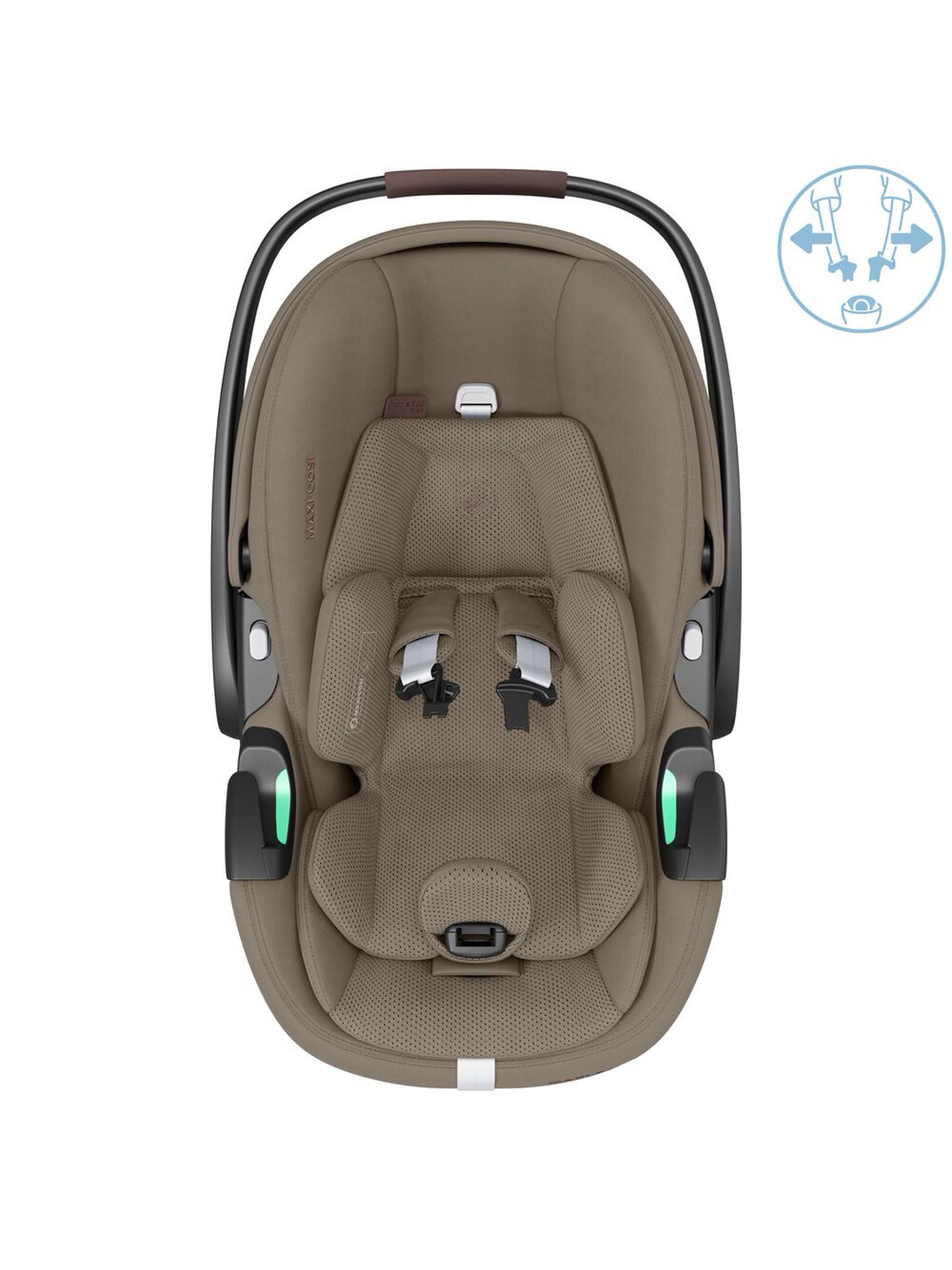 Maxi-Cosi Pebble 360 Pro&sup2; Infant Car Seat - Twillic Truffle image number 9