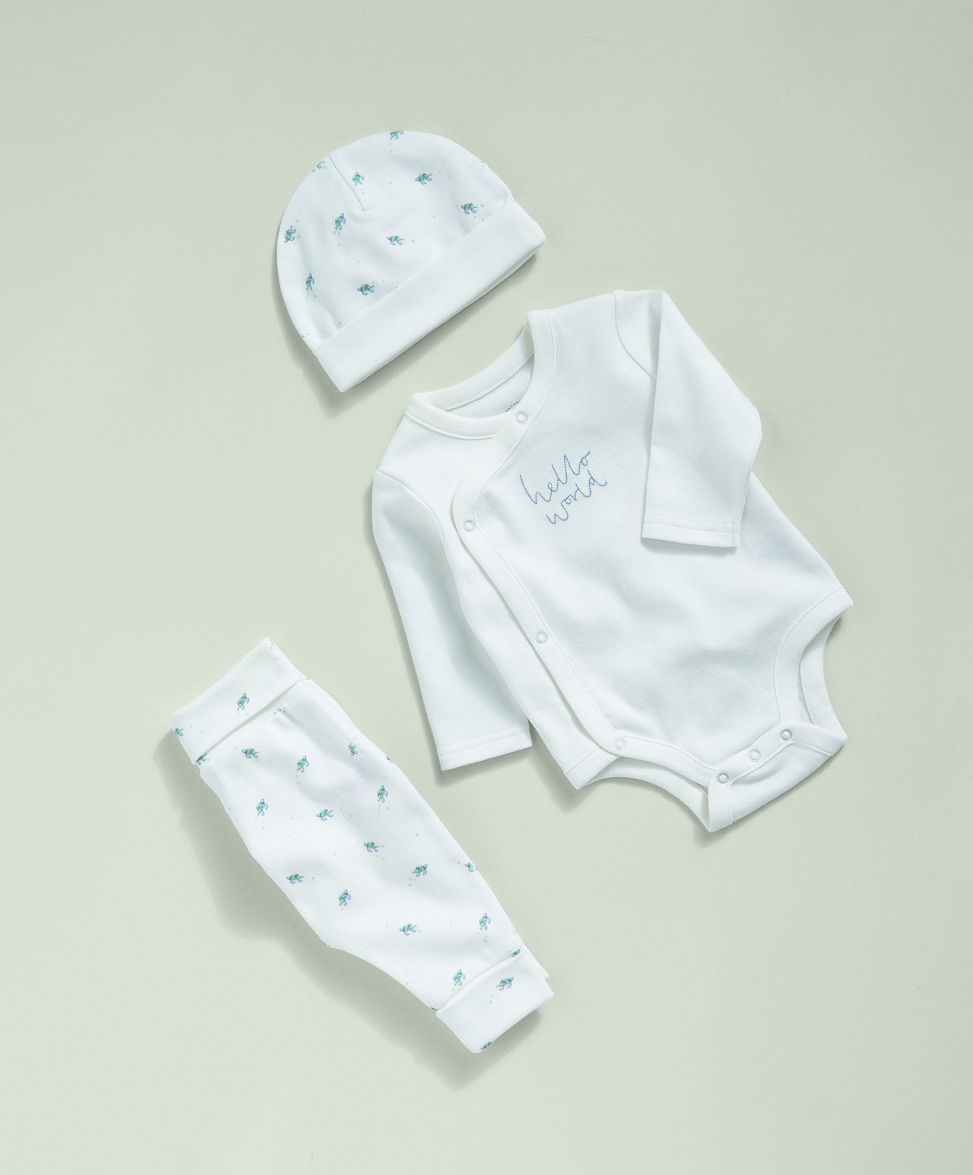 3 Piece Blue My First Outfit Set image number 6