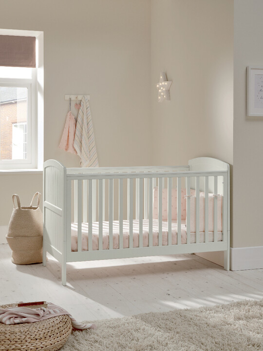 Dover Adjustable Cot to Toddler Bed - White image number 2