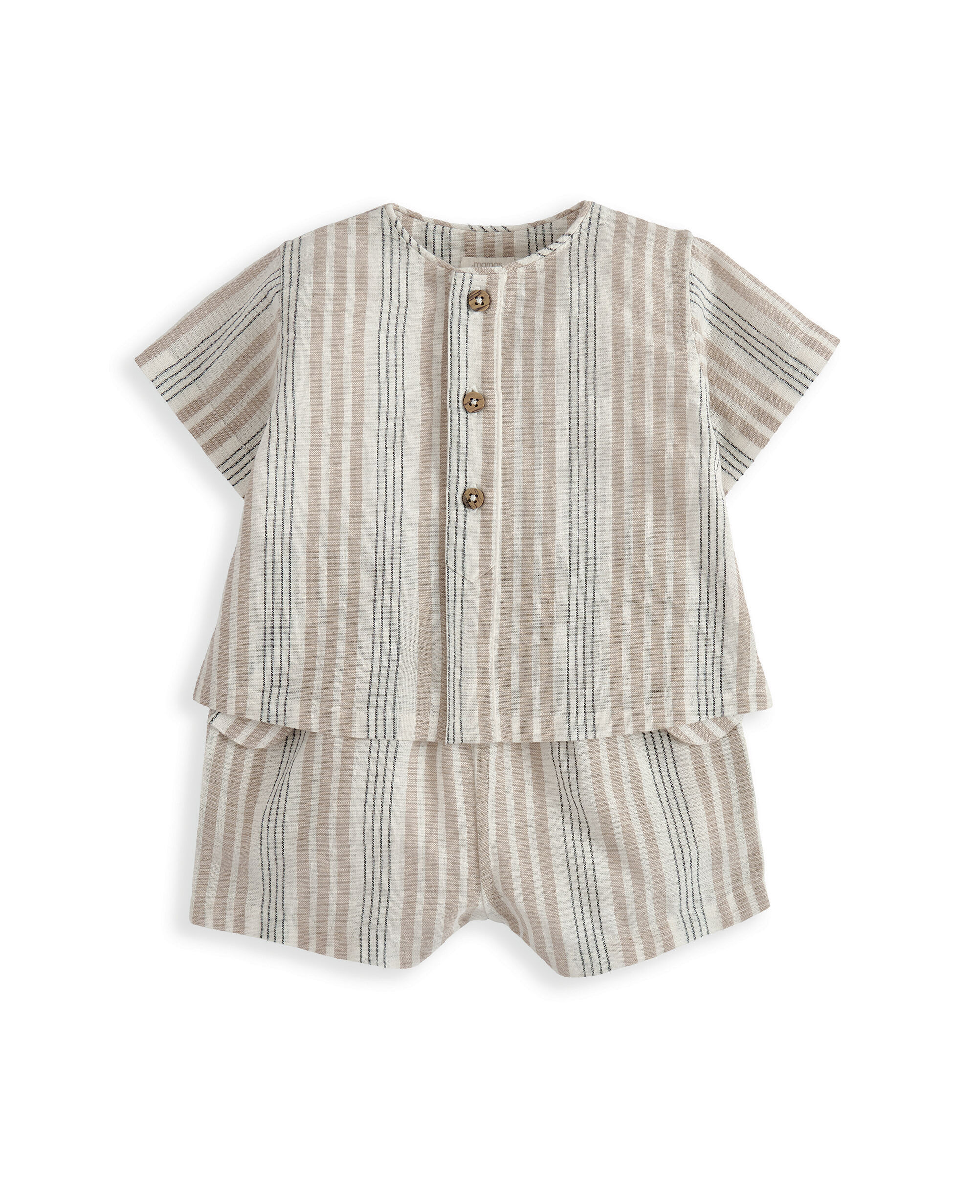 Woven Top & Shorts Outfit Set image number 2