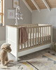 Harwell 3 Piece Cot, Dresser Changer and Premium Dual Core Mattress Set - White image number 5