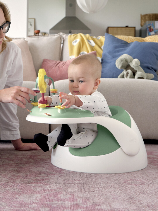 Baby Snug Floor Seat with Activity Tray - Eucalyptus image number 3