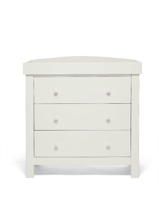Dover 3 Drawer Dresser & Changer Unit - White