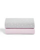 2 Pack Crib Fitted Sheets - Rose Spots image number 2