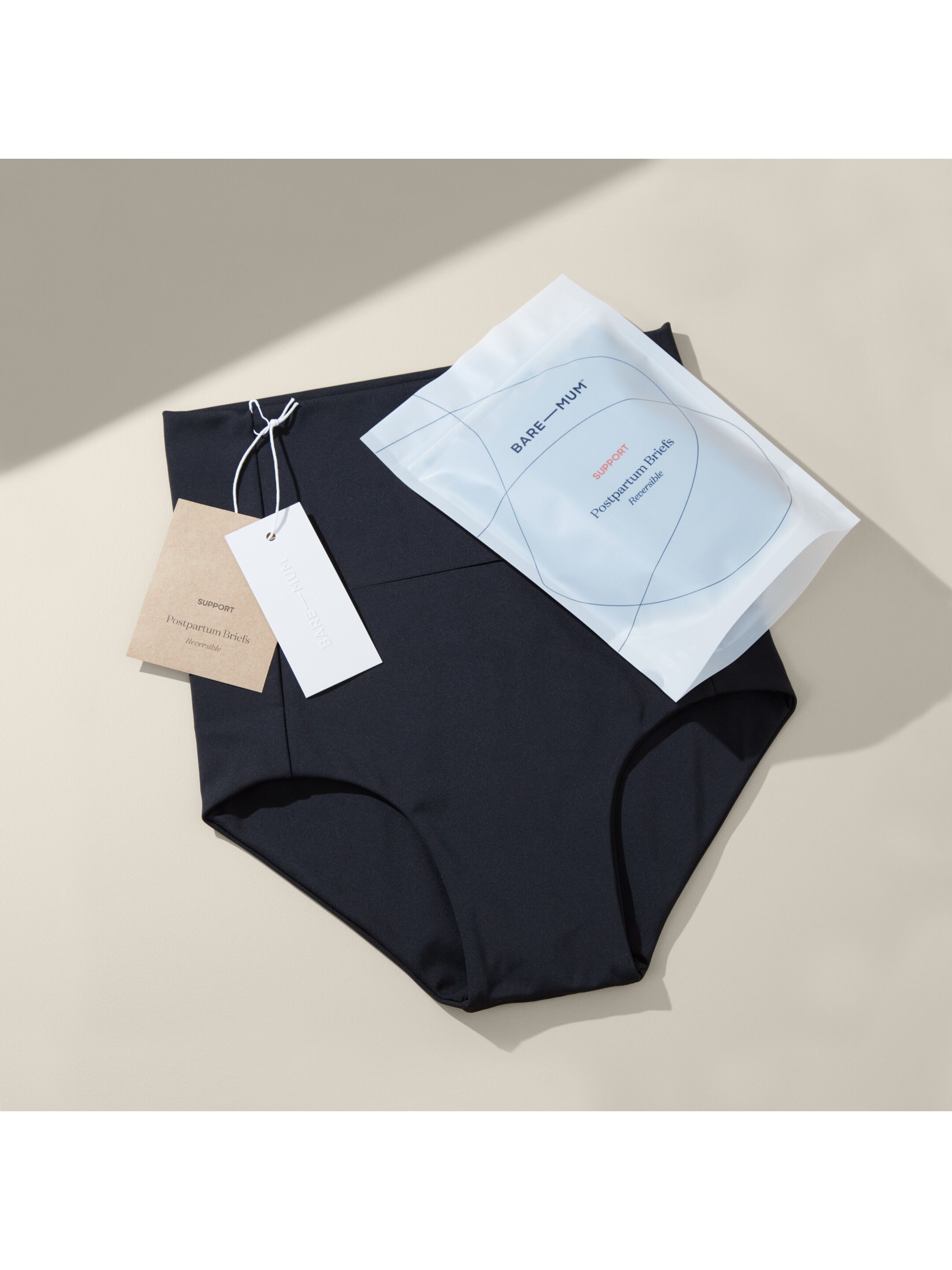 Bare Mum Postpartum Recovery Briefs with Insert Pocket - Medium image number 2