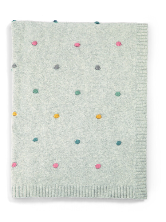 Spot Knitted Blanket (70 x 90cm) image number 1