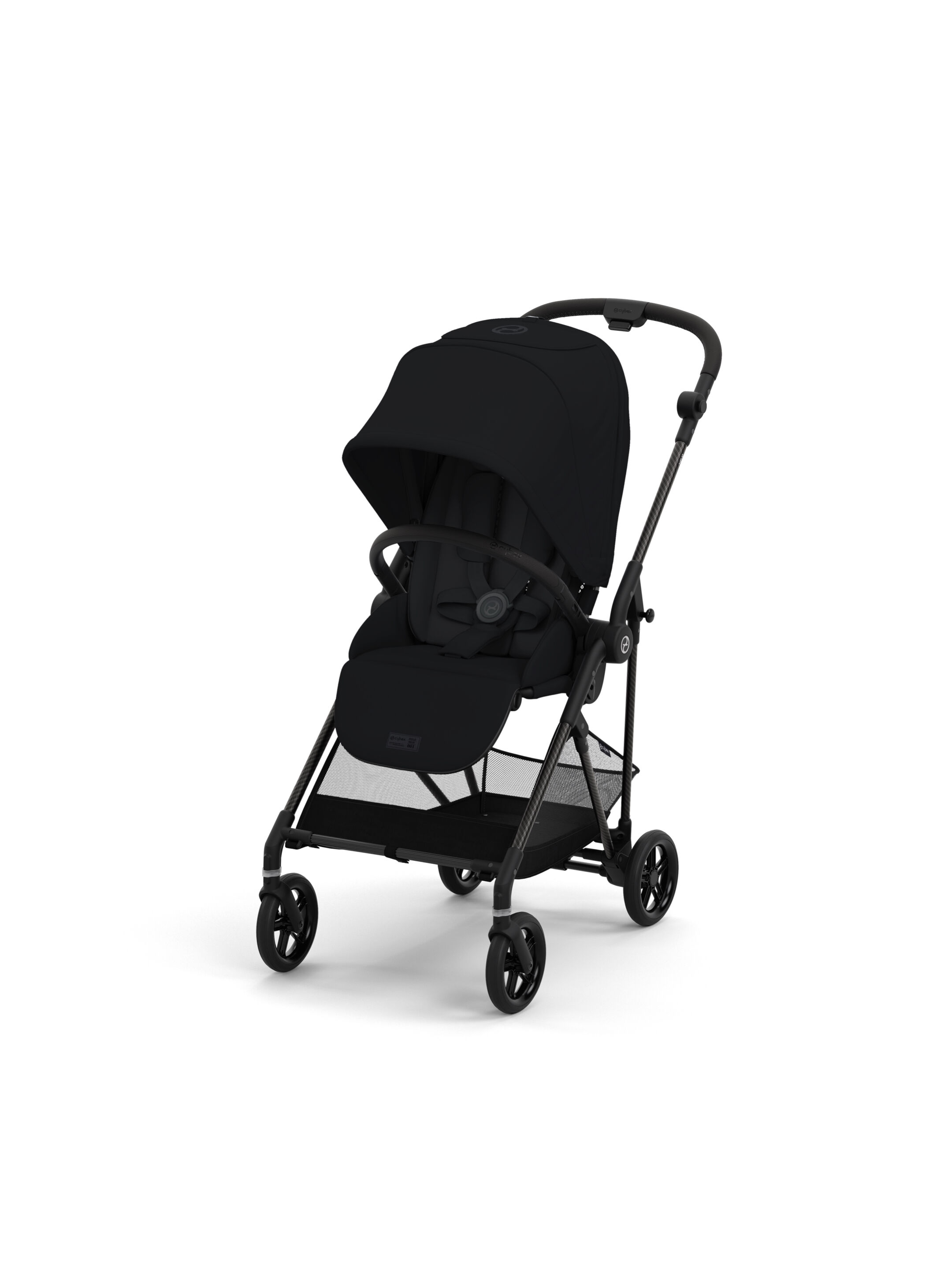 Cybex Melio Carbon Stroller - Moon Black image number 1