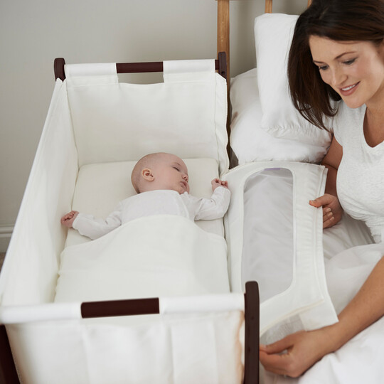SnuzPod2 Bedside Crib 3 in 1 Espresso with Mattress image number 5