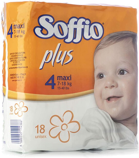 Soffio plus Soft Hug Parmon From 7Kg-18Kg, 18 Diapers image number 2