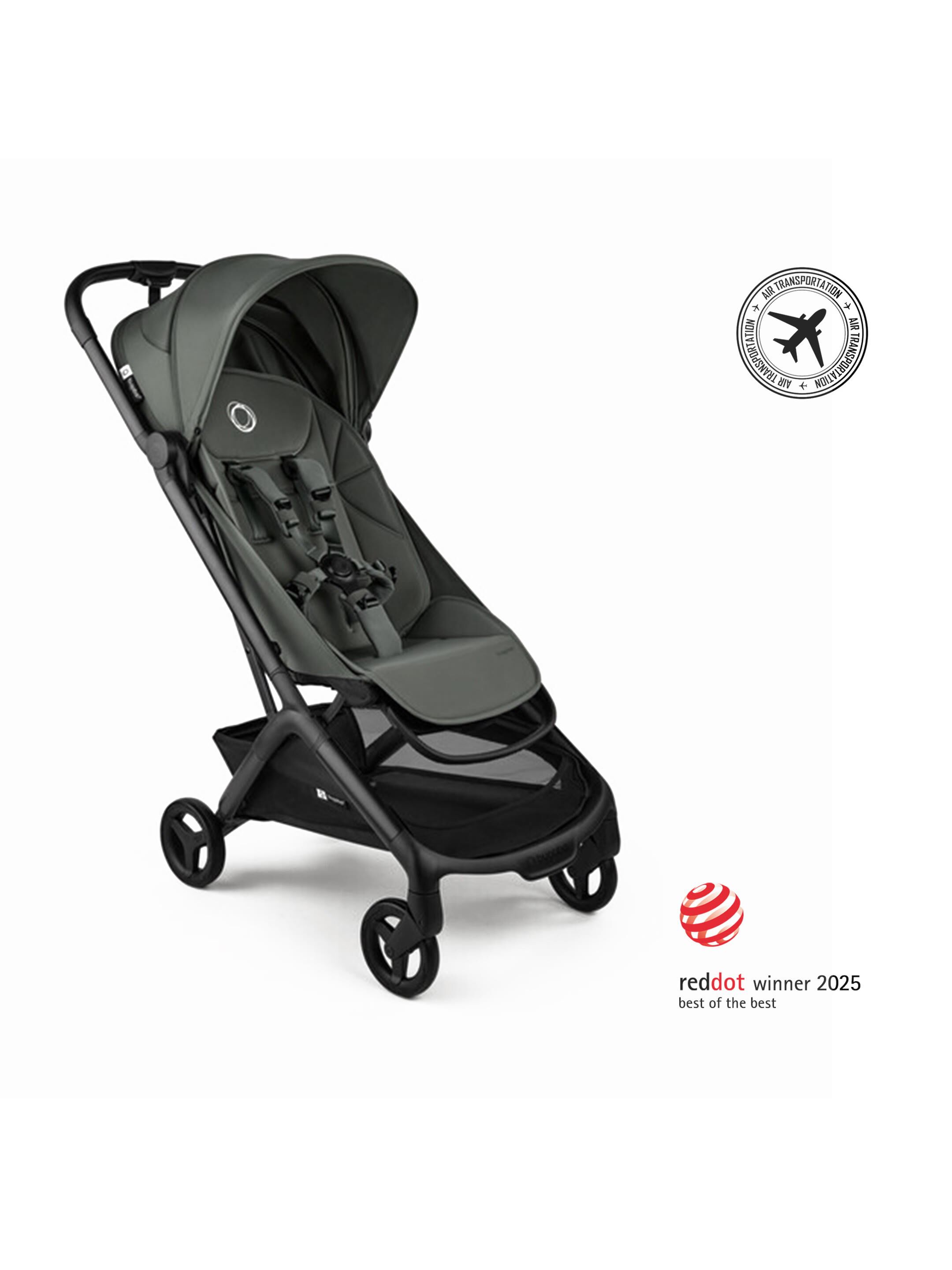 Bugaboo Butterfly 2 Complete Stroller - Forest Green image number 3