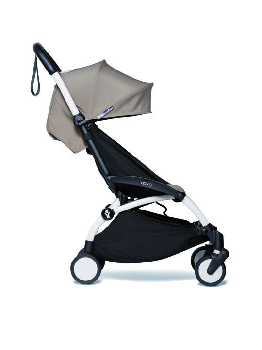 YOYO2 Stroller White Frame with Taupe 6+ Color Pack image number 2