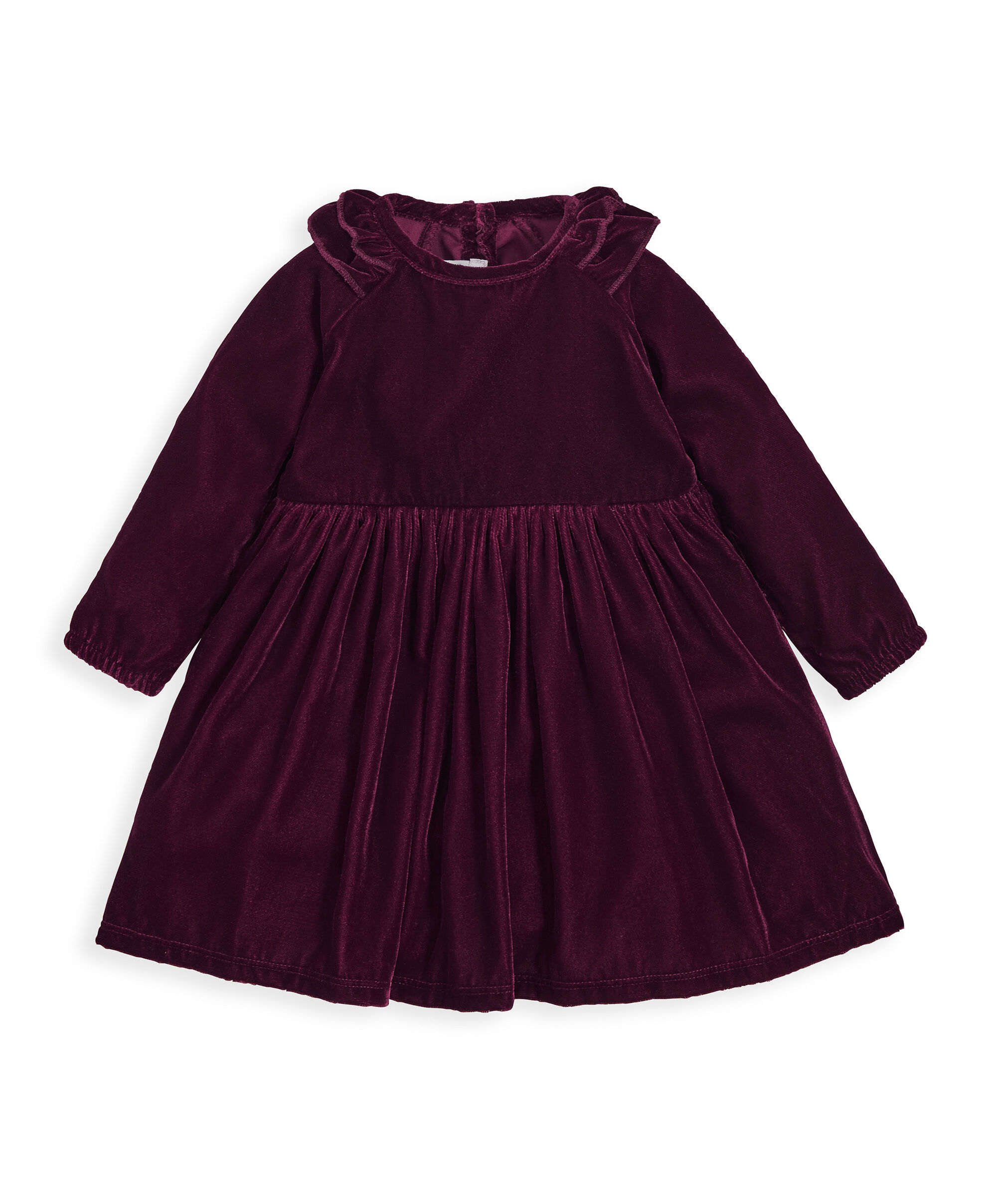 Berry Velour Dress image number 1