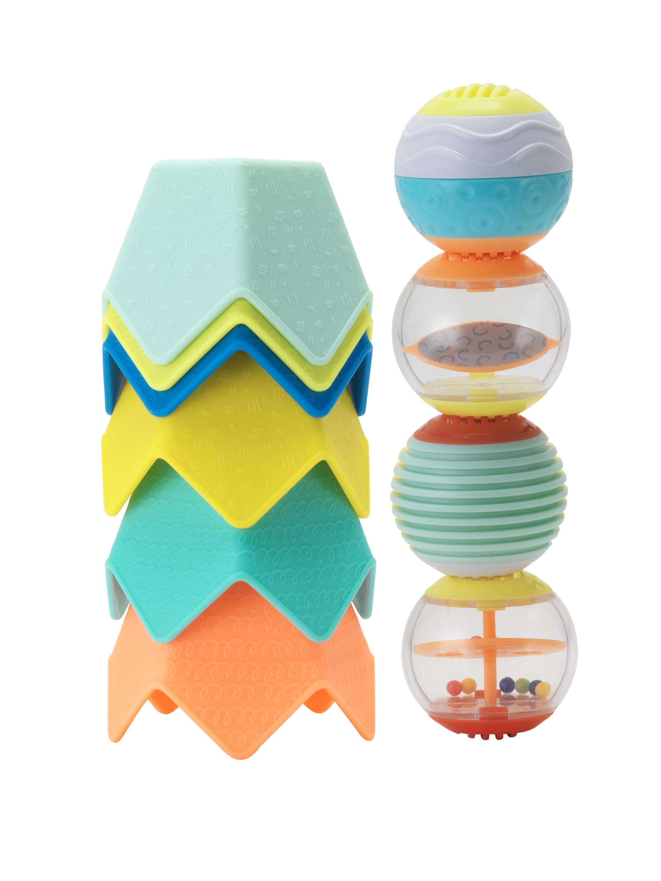 Infantino Sensory Stacking Cups & Activity Ball Set