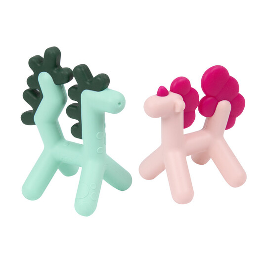 Boon PRANCE Unicorn Silicone Teether image number 2