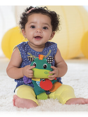 Infantino Cuddly Teether - Hippo