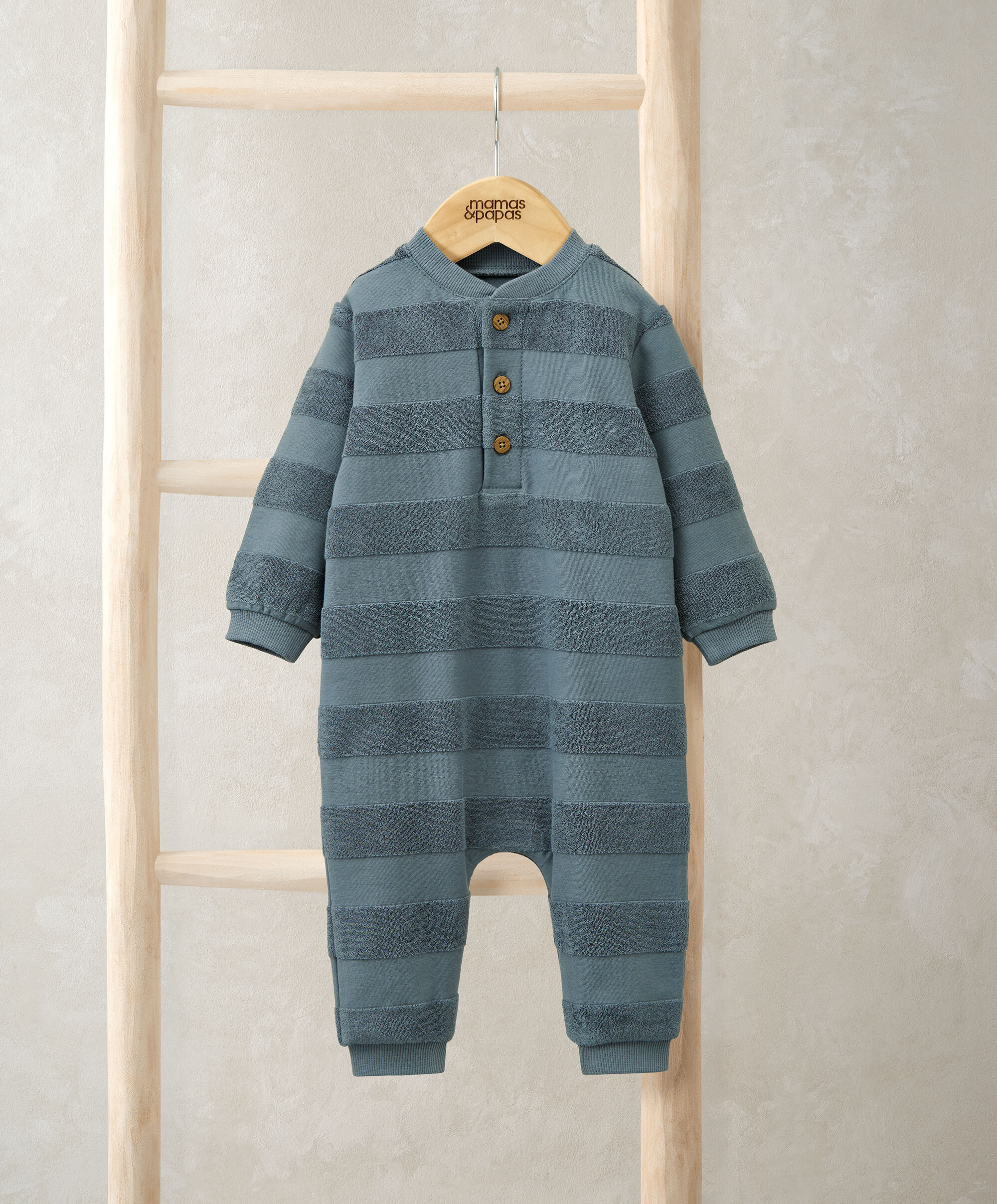 Jacquard Stipe Romper image number 1