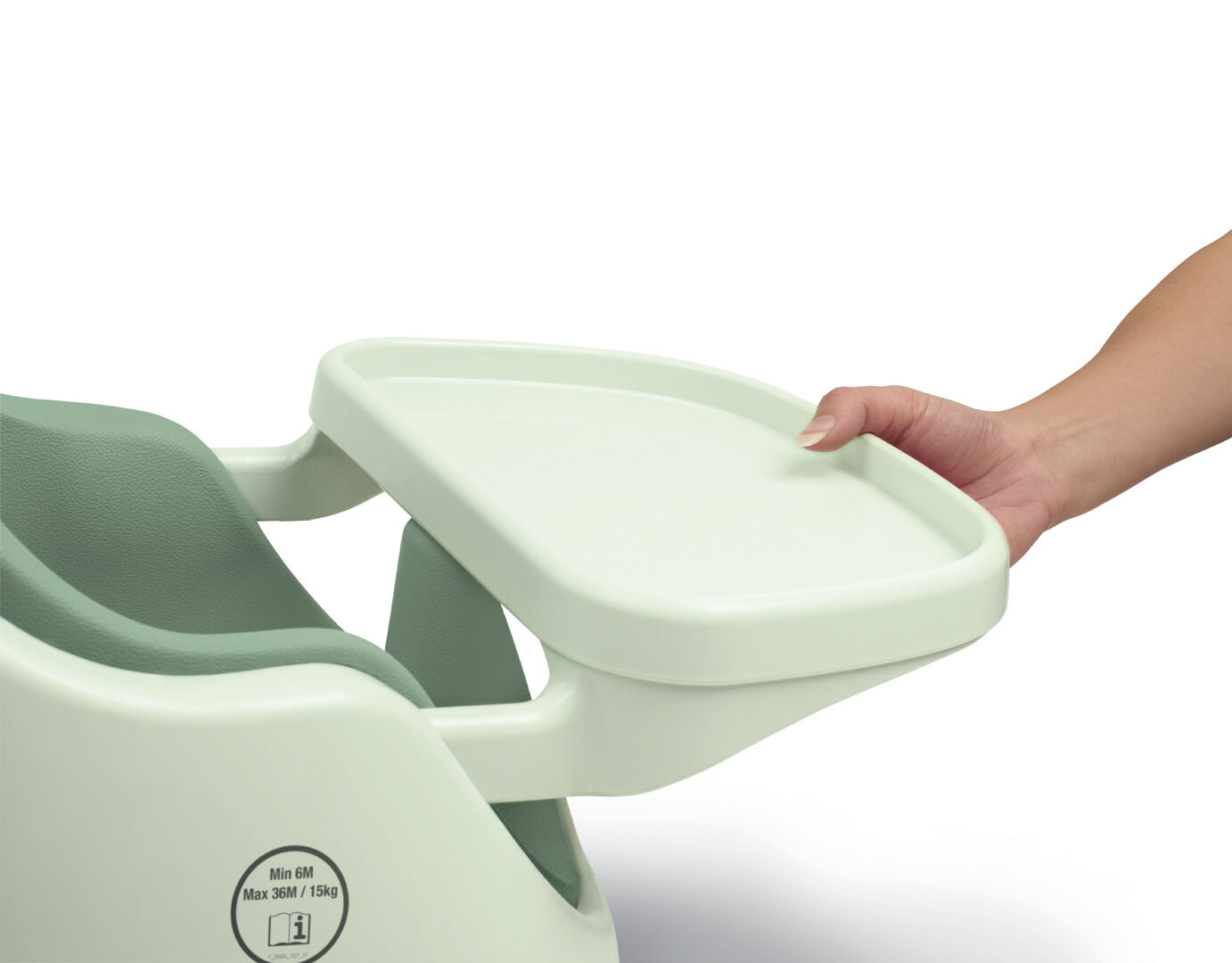 Bug 3-in-1 Floor & Booster Seat with Activity Tray - Eucalyptus image number 15