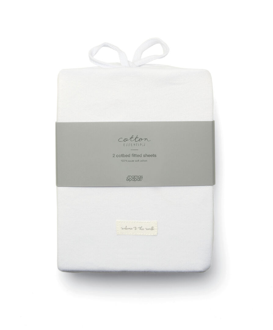 2 Cot/Bed Fitted Sheets (70x142cm)