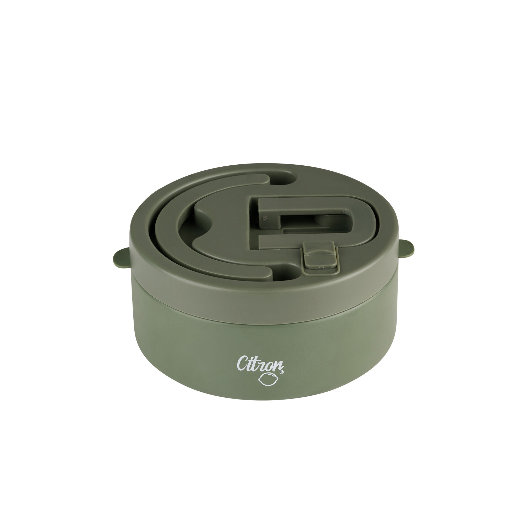 Stainless Steel Food Jar 400ml - Olive Green image number 2