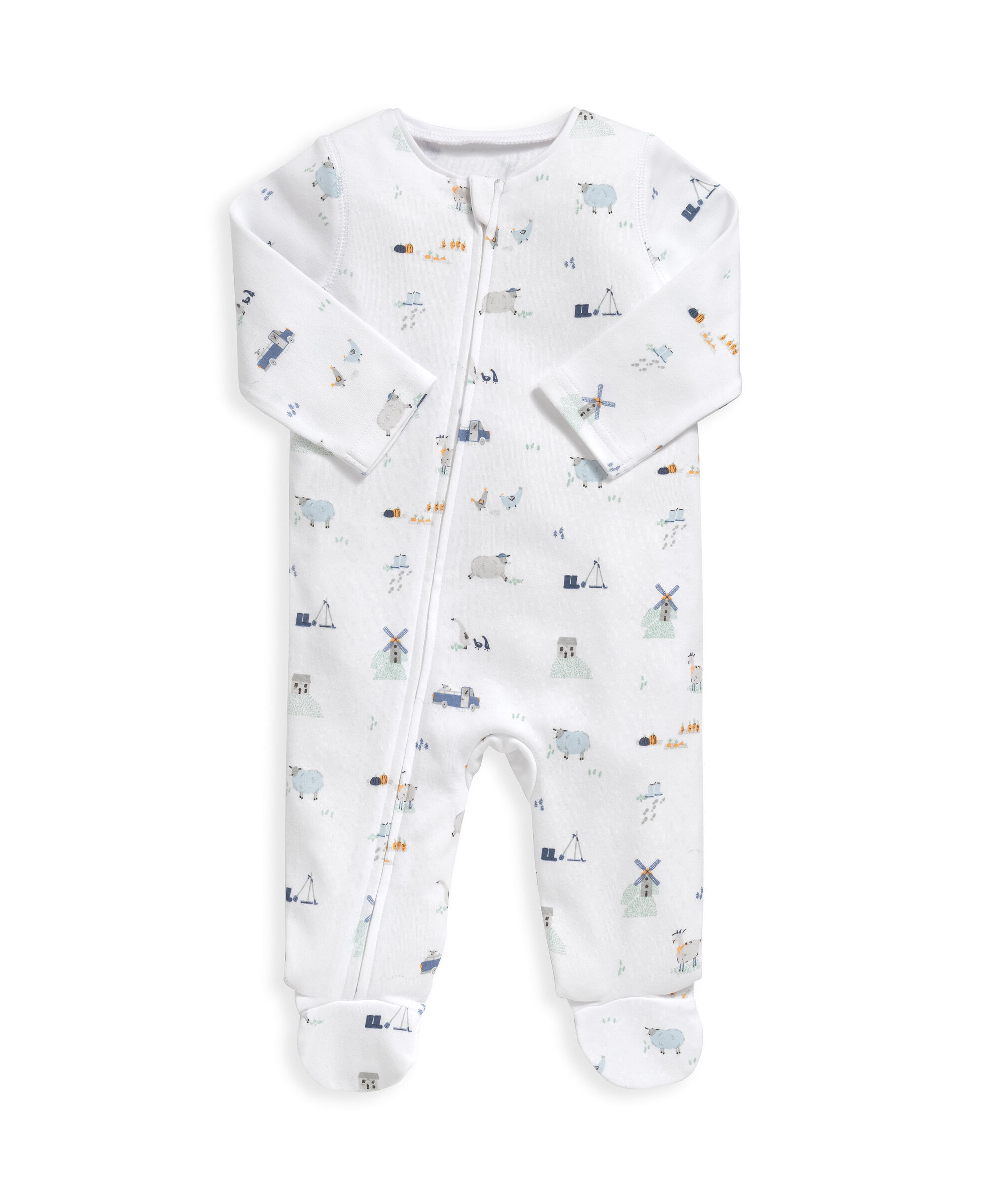 Farm Print Zip All In One image number 1