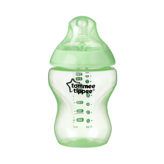Tommee Tippee Closer to Nature Feeding Bottle, 260ml x 3 - Blue image number 5